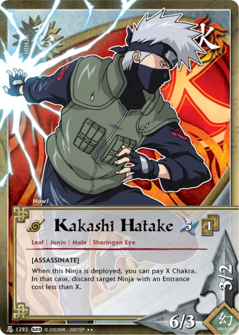 Kakashi Hatake — Naruto CCG card n1293