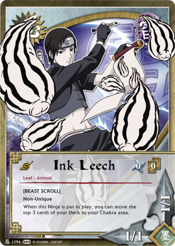 Ink Leech — Naruto CCG card n1294