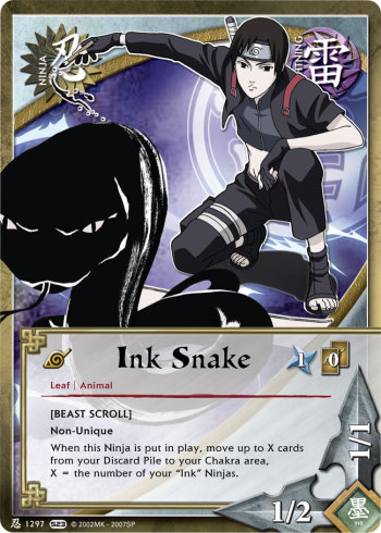 Ink Snake — Naruto CCG card n1297