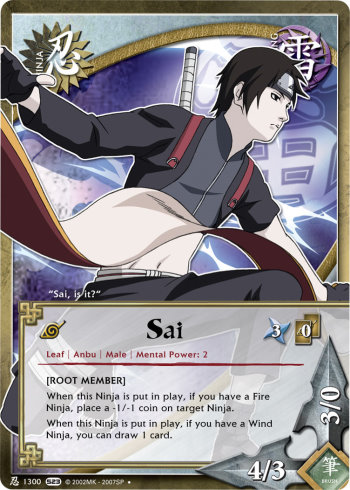 Sai — Naruto CCG card n1300