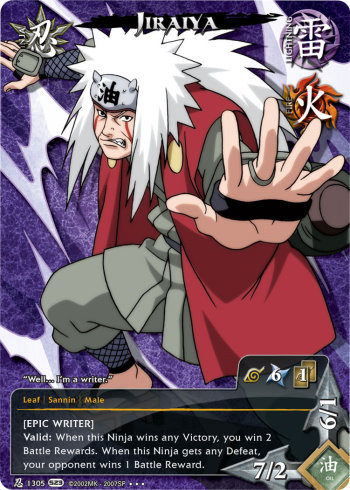 Jiraiya — Naruto CCG card n1305