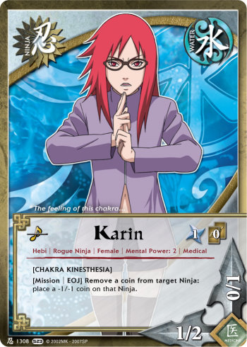 Karin — Naruto CCG card n1308