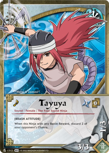 Tayuya — Naruto CCG card n1312