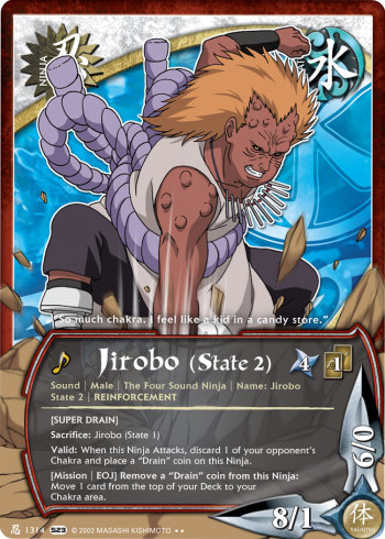 Jirobo (State 2) — Naruto CCG card n1314