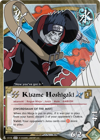 Kisame Hoshigaki — Naruto CCG card n1315