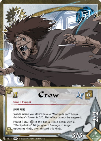 Crow — Naruto CCG card n1321