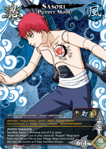 Sasori (Puppet Mode) — Naruto CCG card n1330