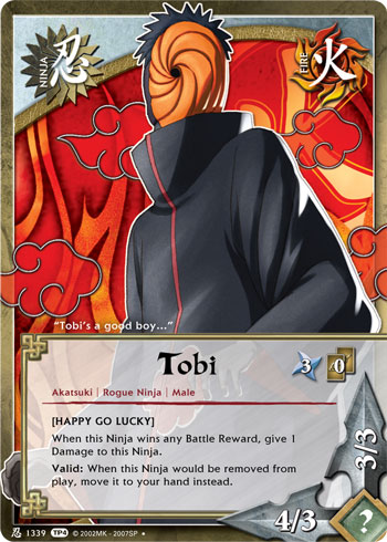 Tobi — Naruto CCG card n1339