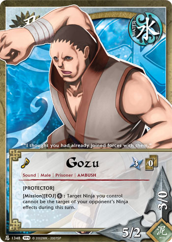 Gozu — Naruto CCG card n1348