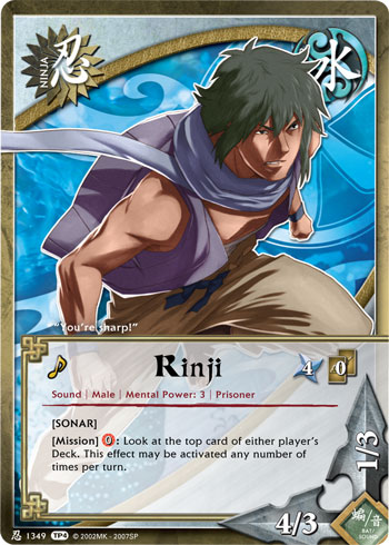 Rinji — Naruto CCG card n1349