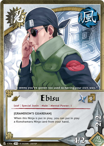 Ebisu — Naruto CCG card n1354