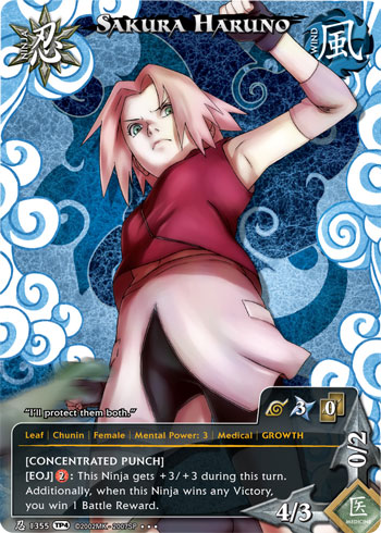 Sakura Haruno — Naruto CCG card n1355