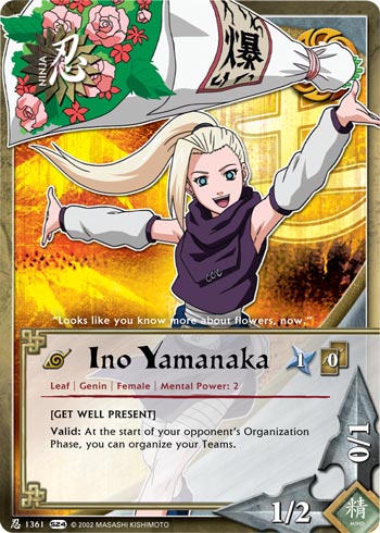 Ino Yamanaka — Naruto CCG card n1361