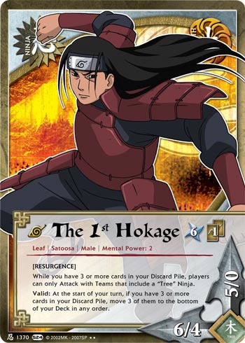 The 1st Hokage — Naruto CCG card n1370