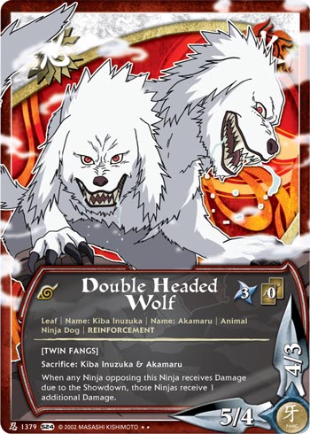 Double Headed Wolf — Naruto CCG card n1379