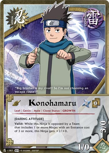 Konohamaru — Naruto CCG card n1387