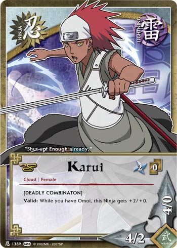 Karui — Naruto CCG card n1389