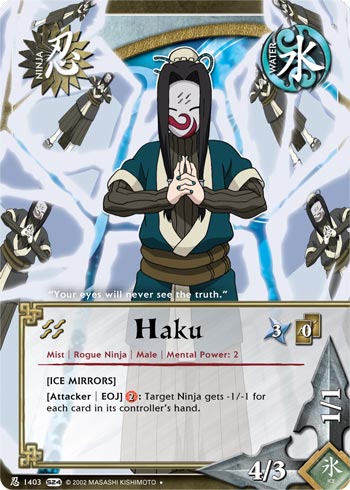 Haku — Naruto CCG card n1403
