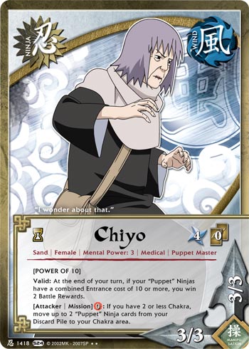 Chiyo — Naruto CCG card n1418