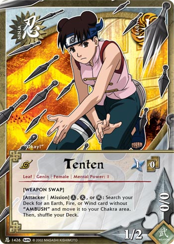 Tenten — Naruto CCG card n1426