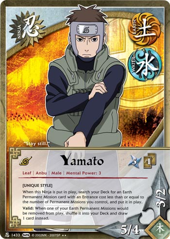 Yamato — Naruto CCG card n1433
