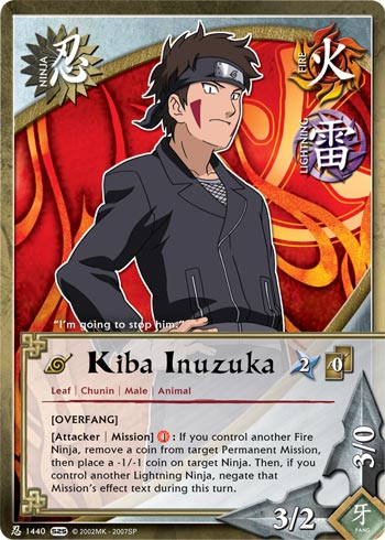 Kiba Inuzuka — Naruto CCG card n1440