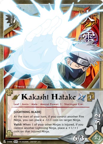 Kakashi Hatake — Naruto CCG card n1444