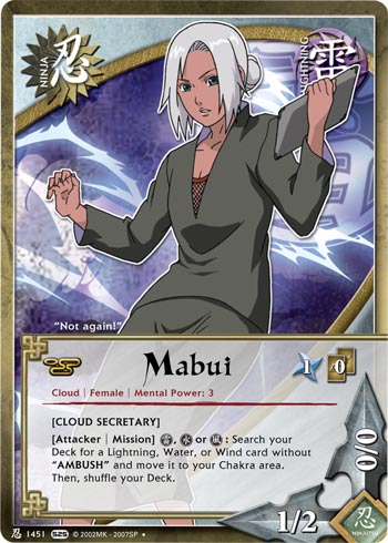 Mabui — Naruto CCG card n1451