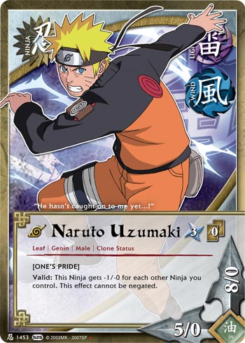 Naruto Uzumaki — Naruto CCG card n1453