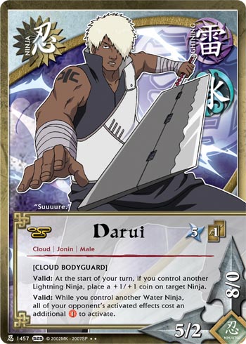 Darui — Naruto CCG card n1457