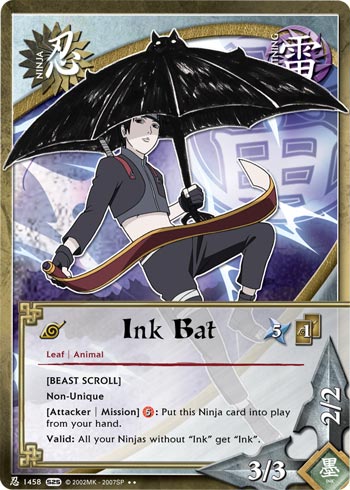 Ink Bat — Naruto CCG card n1458