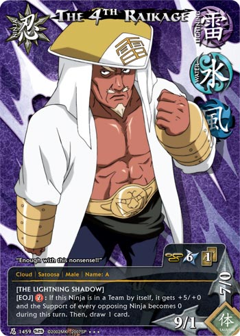 The 4th Raikage — Naruto CCG card n1459