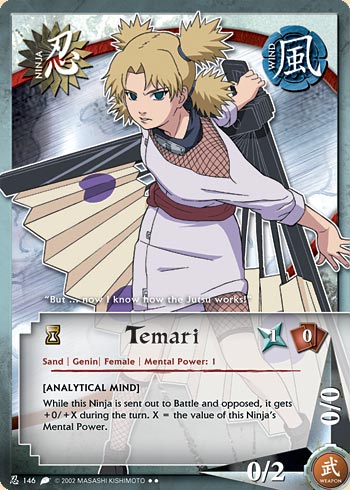 Temari — Naruto CCG card n146