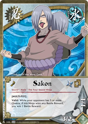 Sakon — Naruto CCG card n1466