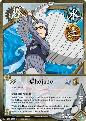 Chojuro — Naruto CCG card n1469