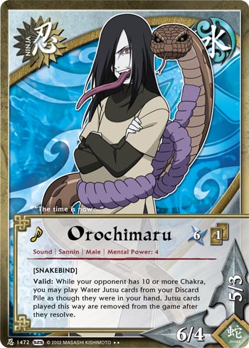 Orochimaru — Naruto CCG card n1472