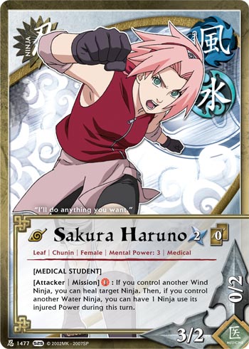 Sakura Haruno — Naruto CCG card n1477