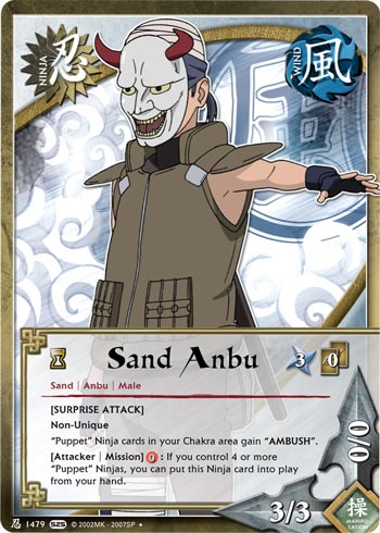 Sand Anbu — Naruto CCG card n1479