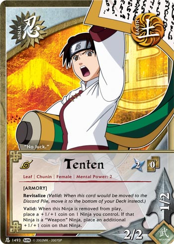 Tenten — Naruto CCG card n1493