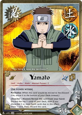 Yamato — Naruto CCG card n1499