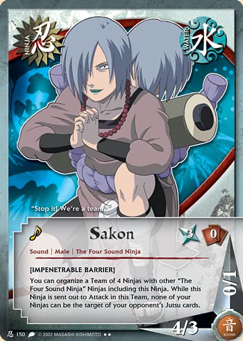 Sakon — Naruto CCG card n150