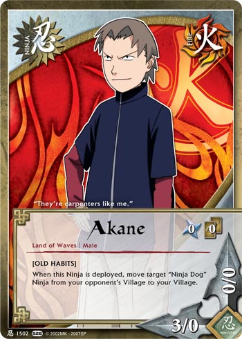 Akane — Naruto CCG card n1502