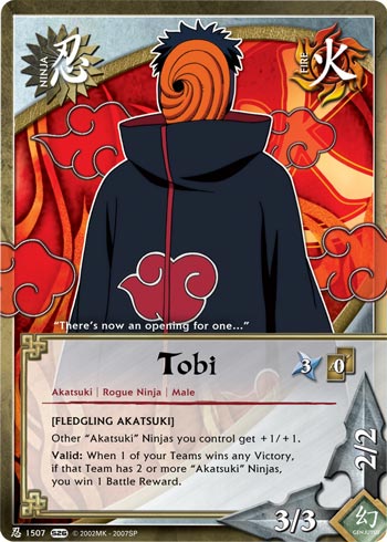 Tobi — Naruto CCG card n1507