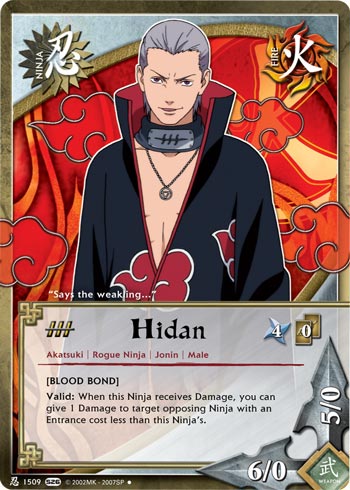 Hidan — Naruto CCG card n1509