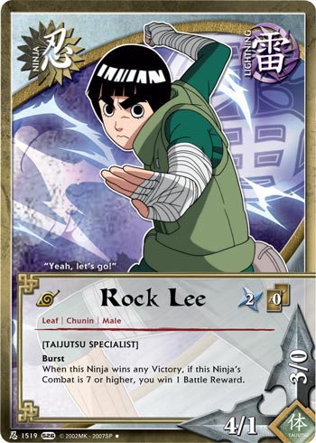 Rock Lee — Naruto CCG card n1519