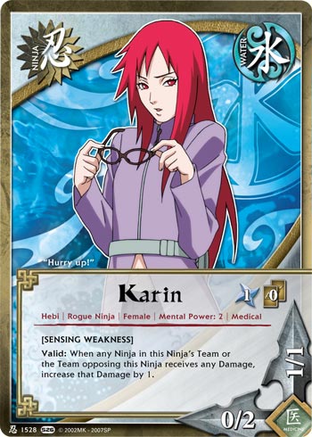Karin — Naruto CCG card n1528