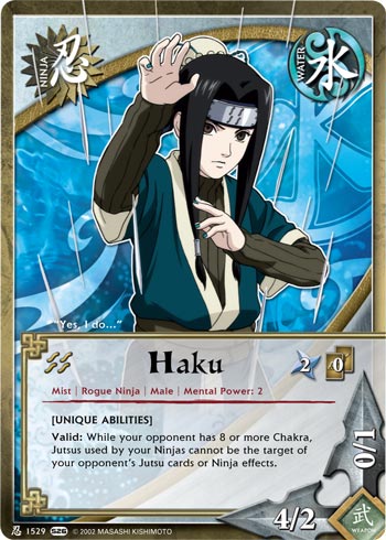 Haku — Naruto CCG card n1529