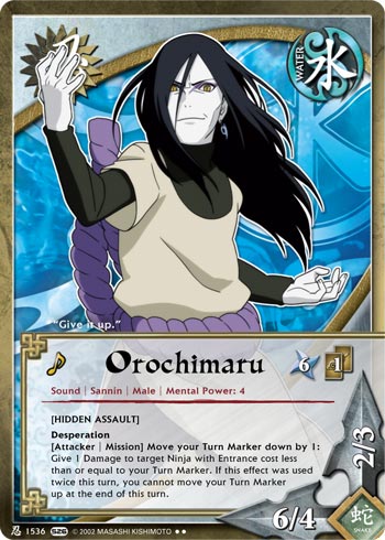 Orochimaru — Naruto CCG card n1536