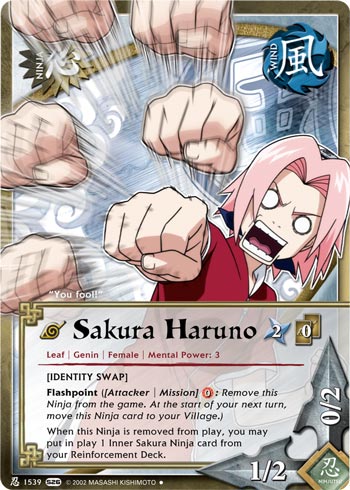 Sakura Haruno — Naruto CCG card n1539