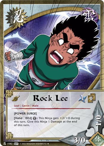Rock Lee — Naruto CCG card n1582